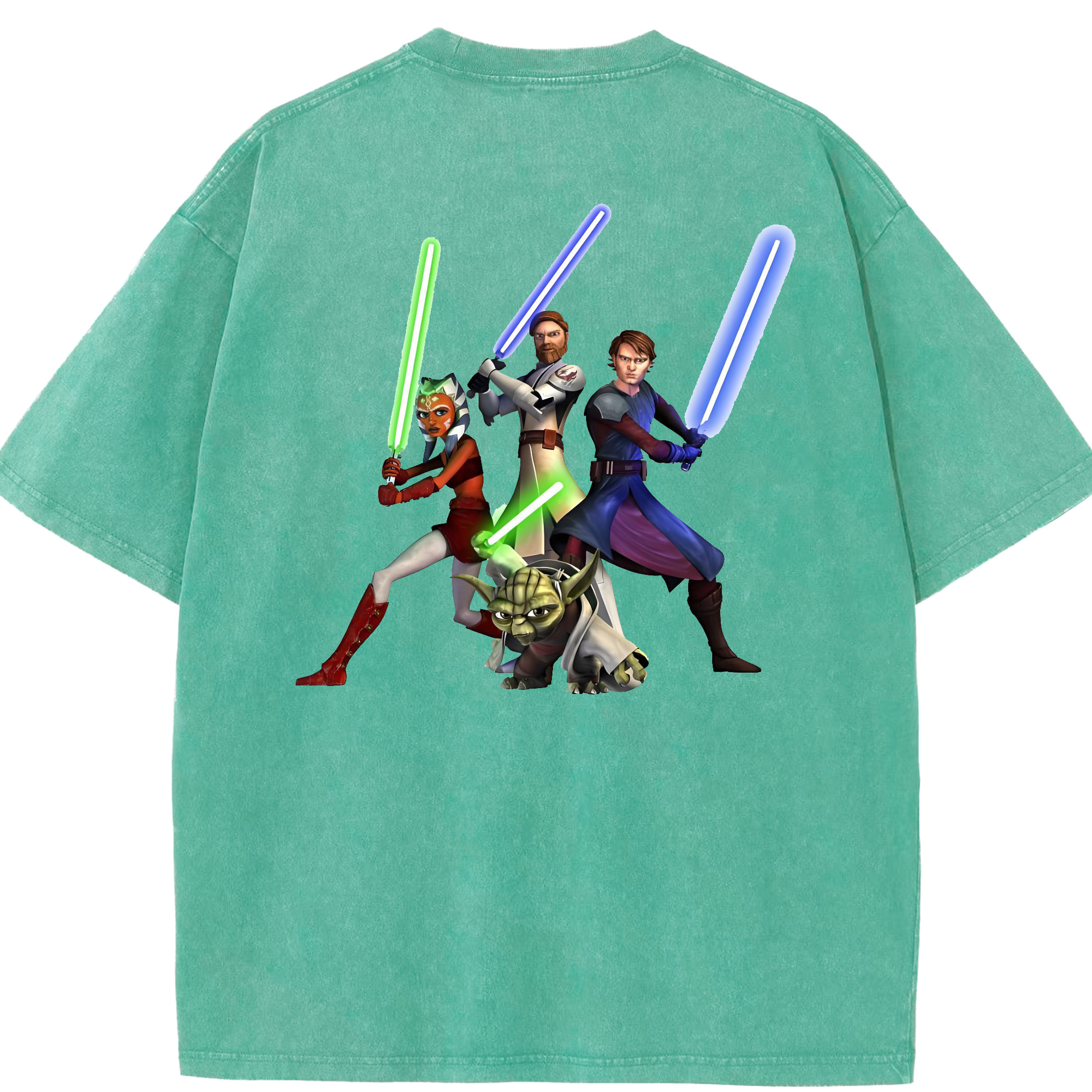 （画像用） スター・ウォーズ Star Wars 綿100% ヴィンテージ風 半袖Tシャツ（背面プリント）